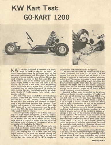 Vintage 1960 karting world - vintage, 1960's